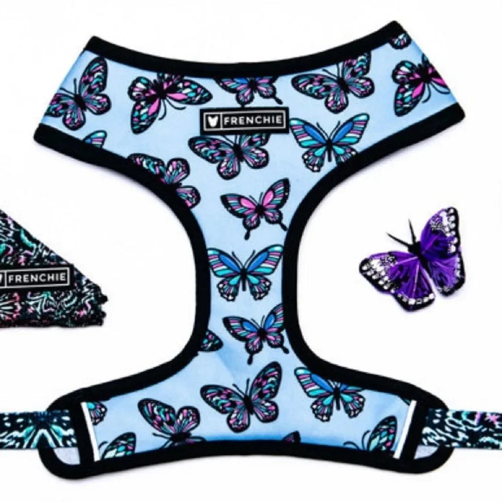 Frenchie harness butterfly Print